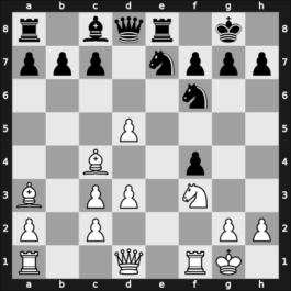 1900 Paris FRA – Round 17 – Carrera Sterling, Jesus David – 0-1 – Schlechter, Carl – G21