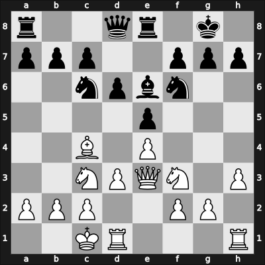 1900 Paris+ – Round 13.1 – Chigorin, Mikhail – 1/2-1/2 – Maroczy, Geza – G18