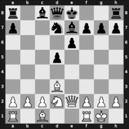 1901 It (Men) Monte Carlo MNC – Round 4 – Tarrasch, Siegbert – 0-1 – Blackburne, Joseph – G5
