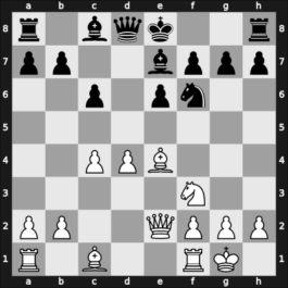 1901 It (Men) Monte Carlo MNC – Round 11 – Rubinstein, Akiba – 1-0 – Gunsberg, Isidor – G23