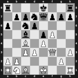 1901 Monte Carlo – Round 6 – Blackburne, Joseph – 1/2-1/2 – Reggio, Arturo – G22