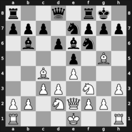 1901 Monte Carlo – Round 8 – Gunsberg, Isidor – 0-1 – Janowski, Dawid – G27