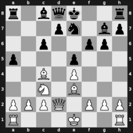 1902 Berlin blindfold simul – Round 6 – Pillsbury, Harry – 1-0 – Dittmann, Benno – G5