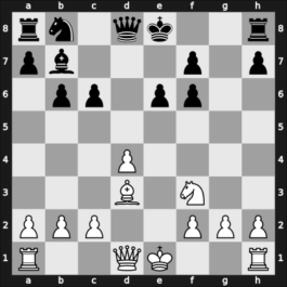 1902 Berlin blindfold simul – Round 8 – Pillsbury, Harry – 0-1 – Kempner Hochstaedt – G7