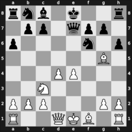 1902 Berlin blindfold simul – Round 10 – Pillsbury, Harry – 1/2-1/2 – Wehner, Emil – G9
