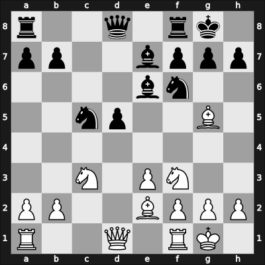1902 DSB-13.Kongress – Round 17 – Von Bardeleben, Curt – 0-1 – Mieses, Jacques – G77