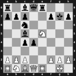 1902 It (Men) Monte Carlo MNC – Round 9 – Chigorin, Mikhail – 0-1 – Tartakower, Savielly – G27