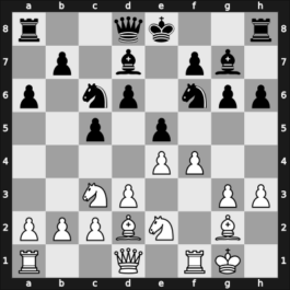 1902 It (Men) Vienna AUT – Round 7 – Lange, Max – 1/2-1/2 – Leonhardt, Paul – G9