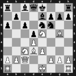 1902 Monte Carlo – Round 1 – Pillsbury, Harry – 1/2-1/2 – Teichmann, Richard – G2