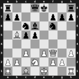 1902 Monte Carlo – Round 1 – Von Scheve, Theodor – 0-1 – Teichmann, Richard – G5
