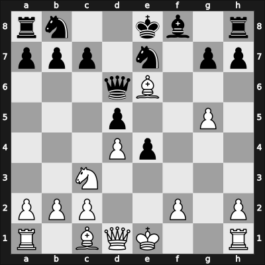 1902 Monte Carlo – Round 21 – Gunsberg, Isidor – 1/2-1/2 – Popiel, Ignacy – G77