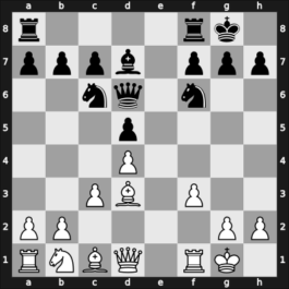 1902 Monte Carlo Monte Carlo MNC – Round 5 – Eisenberg, Louis R – 1/2-1/2 – Teichmann, Richard – G8