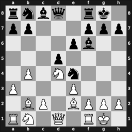 1903 It (Men) Monte Carlo MNC – Round 20 – Teichmann, Richard – 1/2-1/2 – Marchand, Max – G92