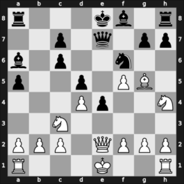 1903 Monte Carlo – Round 18 – Pillsbury, Harry – 0-1 – Tarrasch, Siegbert – G32