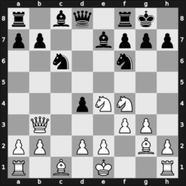 1903 Monte Carlo – Round 24 – Tarrasch, Siegbert – 1-0 – Reggio, Arturo – G46