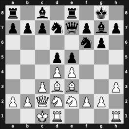 1903 RUS-ch03 – Round 7 – Schiffers, Emanuel – 0-1 – Chigorin, Mikhail – G30