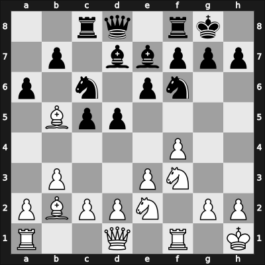 1903 RUS-ch03 – Round 8 – Yurevich, Vladimir – 0-1 – Rubinstein, Akiba – G32