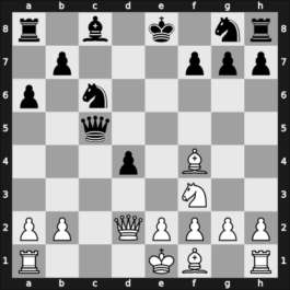 1903 RUS-ch03 – Round 11 – Rubinstein, Akiba – 1-0 – Kulomzin, Viacheslav N – G40