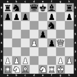 1903 Vienna Gambit – Round 1 – D Marco, Gianni – 0-1 – Mieses, Jacques – G9