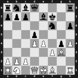 1903 Vienna Gambit – Round 1 – Teichmann, Richard – 0-1 – D Marco, Gianni – G34