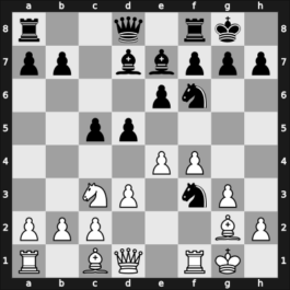 1904 Cambridge Springs – Round 4 – Chigorin, Mikhail – 0-1 – Showalter, Jackson – G21