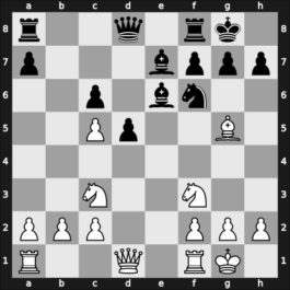 1904 Cambridge Springs – Round 5 – Lasker, E. – 1/2-1/2 – Marshall Viele, Fabrizio Aaron – G22