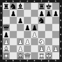 1904 Cambridge Springs – Round 5 – Mieses, Jacques – 1-0 – Pillsbury, Harry – G25