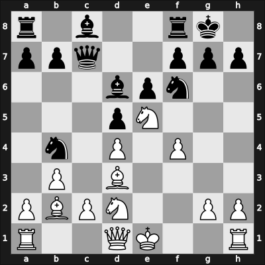 1904 Cambridge Springs – Round 7 – Teichmann, Richard – 0-1 – Fox, Albert – G33