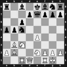1904 Cambridge Springs – Round 7 – Mieses, Jacques – 1-0 – Chigorin, Mikhail – G36