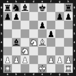 1904 Cambridge Springs – Round 14 – Chigorin, Mikhail – 0-1 – Fox, Albert – G70