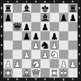 1904 Cambridge Springs – Round 7 – Showalter, Jackson – 1/2-1/2 – D Marco, Gianni – G14