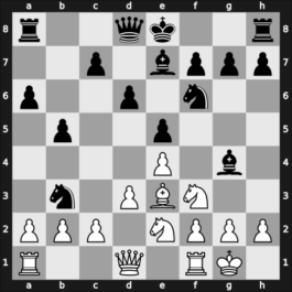 1904 Cambridge Springs – Round 13 – Teichmann, Richard – 1/2-1/2 – Lawrence, Thomas F – G26