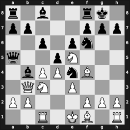 1904 City of London CC National Tournament – Round 4 – Mackenzie, Arthur J – 1-0 – Mueller, Oscar Conrad – G2