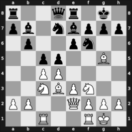 1904 It (Men) Monte Carlo MNC – Round 4 – Rubinstein, Akiba – 1/2-1/2 – Gunsberg, Isidor – G8