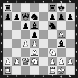 1904 London – Round 1 – Blackburne, Joseph – 0-1 – Tattersall Creassey, Edward C – G5