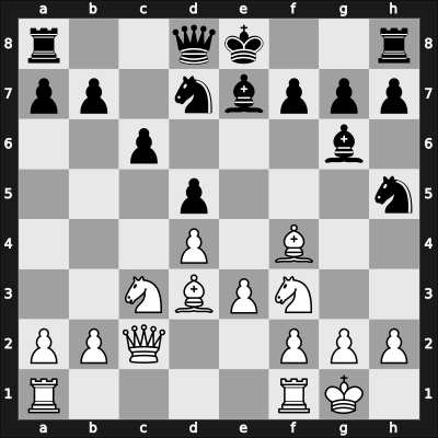 1904 London ENG – Round 8 – Mackenzie, Arthur J – 0-1 – Gunsberg, Isidor – G13