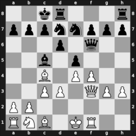 1904 Vienna Gambit – Round 2 – Wolf Heinrich – 1/2-1/2 – Albin, Adolf – G10