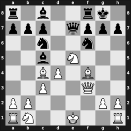 1904 Vienna Gambit – Round 3 – Johner, Paul – 1-0 – Nimzowitsch, Aron – G14