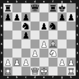1904 Vienna Gambit – Round 6 – Loewy, L jr – 0-1 – Vidmar Milan – G22