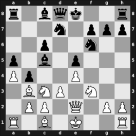 1904 Vienna Gambit – Round 7 – Agnivesh Albin – 1/2-1/2 – D Marco, Gianni – G25