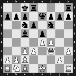 1904 Vienna Gambit – Round 9 – Loewy, L jr – 1/2-1/2 – Perlis, Julius – G30