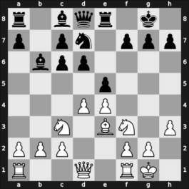 1905 Glasgow m – Round 2 – Teichmann, Richard – 1/2-1/2 – Napier, William – G2