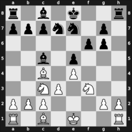 1905 Glasgow m – Round 9 – Napier, William – 1/2-1/2 – Teichmann, Richard – G9