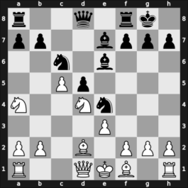 1905 Hauptturnier A – Round 9 – Kieseritzky, R – 0-1 – Vidmar, Milan Sr – G28