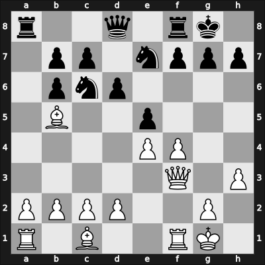 1905 Hauptturnier A – Round 10 – Johner, Paul – 0-1 – Aadhyeta Roy – G34