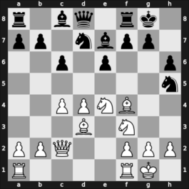 1905 It (Men) Barmen GER – Round 1 – Burn, Amos – 1/2-1/2 – Chigorin, Mikhail – G6