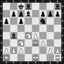 1905 It (Men) Barmen GER – Round 1 – John Wade Wec-Nyin – 1/2-1/2 – Chigorin, Mikhail – G54
