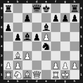 1905 It (Men) Barmen GER – Round 1 – Bogoljubow, Efim – 1/2-1/2 – Capablanca, Jose – G60
