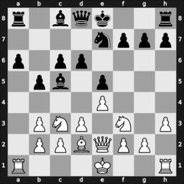 1905 It (Men) Barmen GER – Round 1 – Von Gottschall, Hermann – 1/2-1/2 – Wolf, Hans-Josef – G69