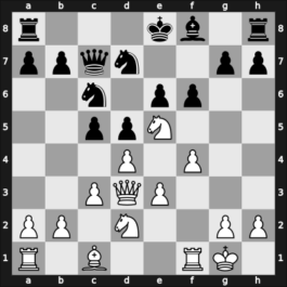 1905 It (Men) Barmen GER – Round 1 – Mortimer, James – 1/2-1/2 – Kopa, Ignacy – G81